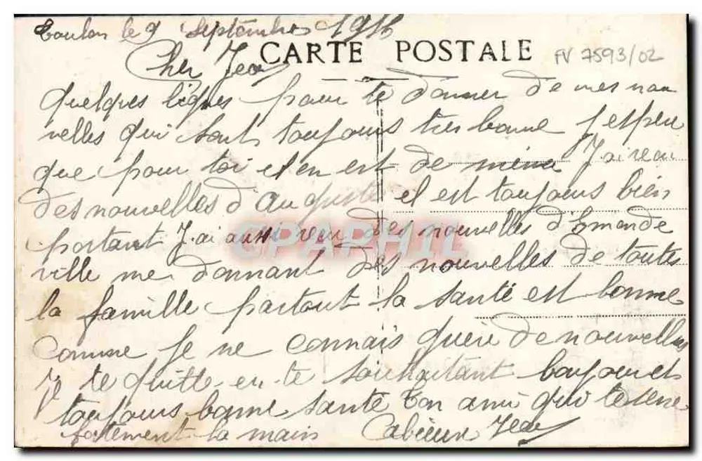Toulon — Vue Générale du Quai et de la Darse — Éditeur : C. P. A. Toulon - Rückseite