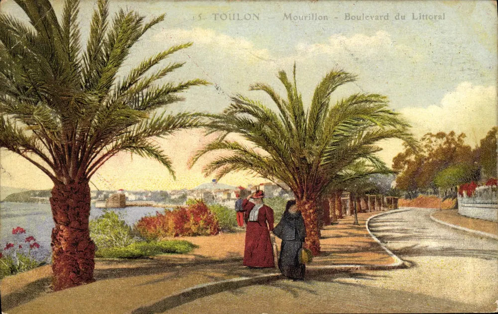 Toulon — Mourillon — Boulevard du Littoral — Unbekannter Verleger, Seriennummer 15 - Vorderseite
