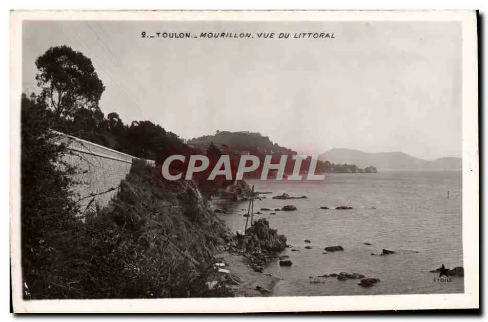 Toulon - Mourillon, Blick auf die Küste — Étoile, n° 2 - Vorderseite