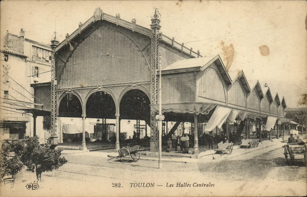 Toulon — Les Halles Centrales — B.D. n°282 - Frente
