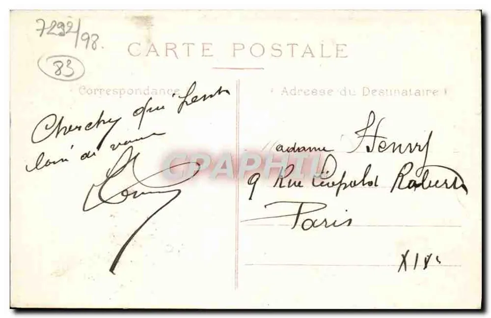 Toulon — Cité Montéty — Kasernen Lamer — Verlag KD, Nr. 26 - Rückseite