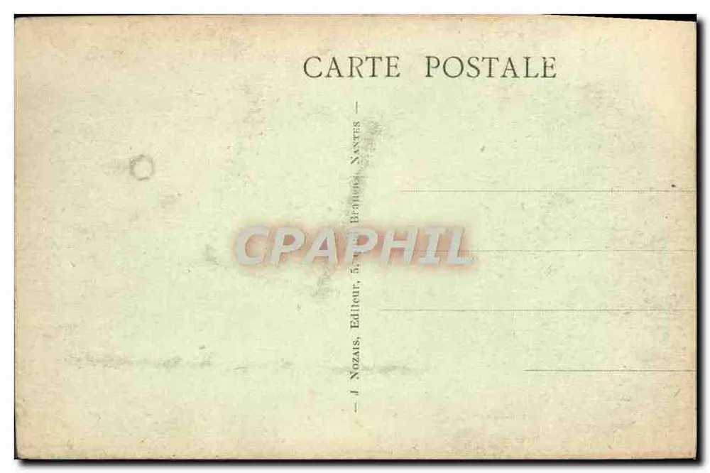 Marinheiro guiando o navio — Toulon — J. Nozaus, Nantes - Verso