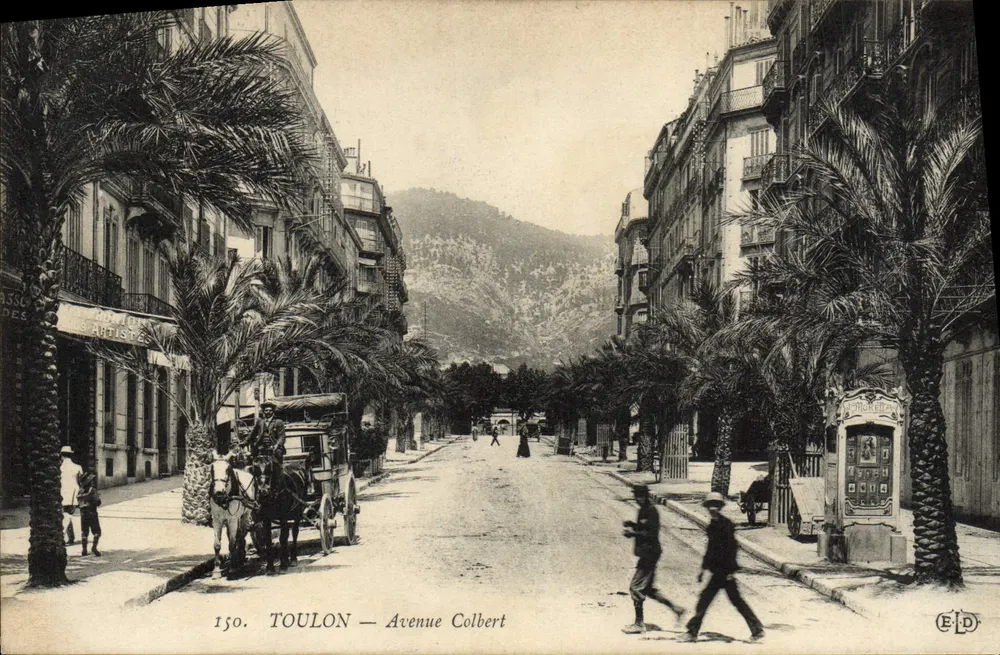 Toulon — Avenida Colbert — Editor E.D. n°150 - Frente