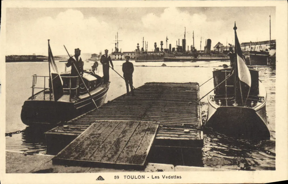 Toulon — Les Vedettes — Uitgever FLE, n° 59 - Voorkant