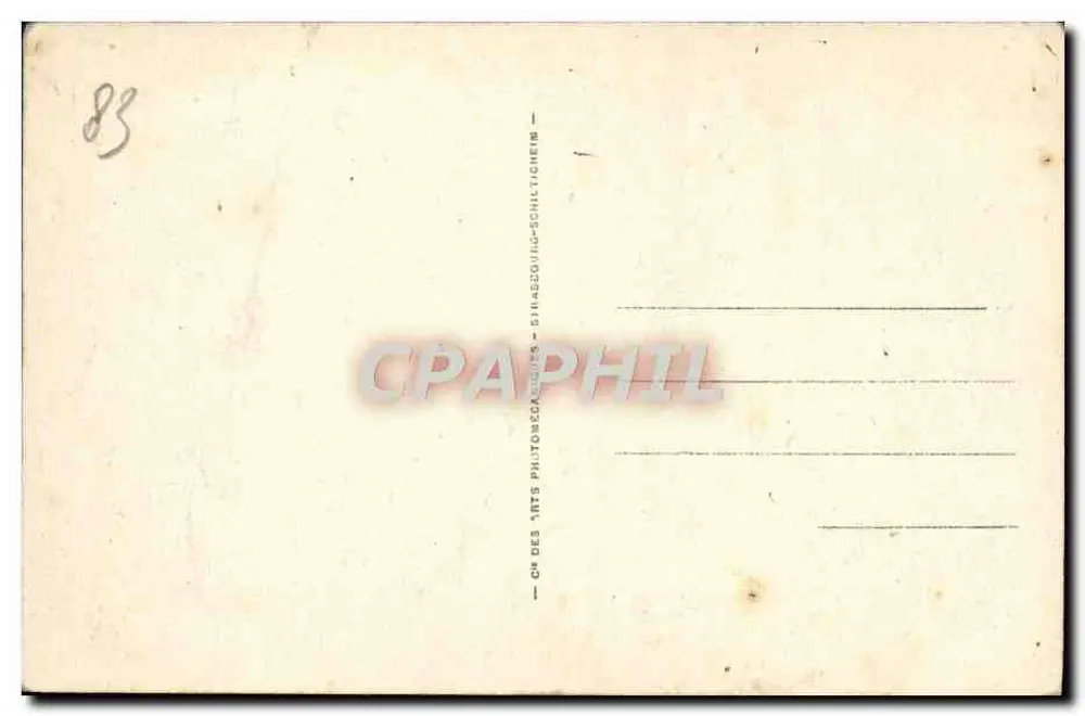 Cap Toulon — Der Abgang der Flotte — LL.44 - Rückseite