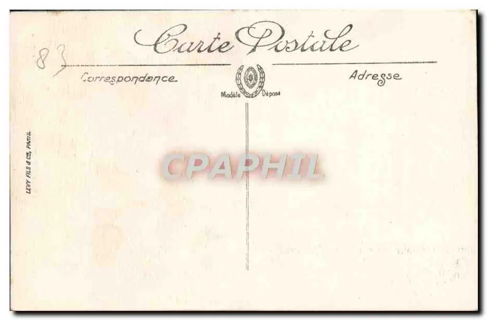Toulon — A Catedral — LL — Beurre - Verso