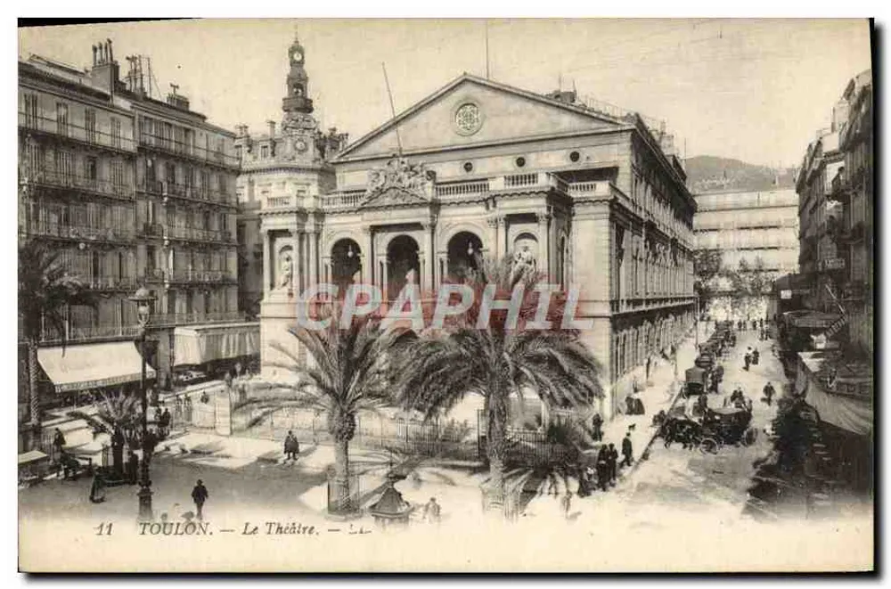 Toulon — Uitzicht op het Theater — n°11 - Voorkant