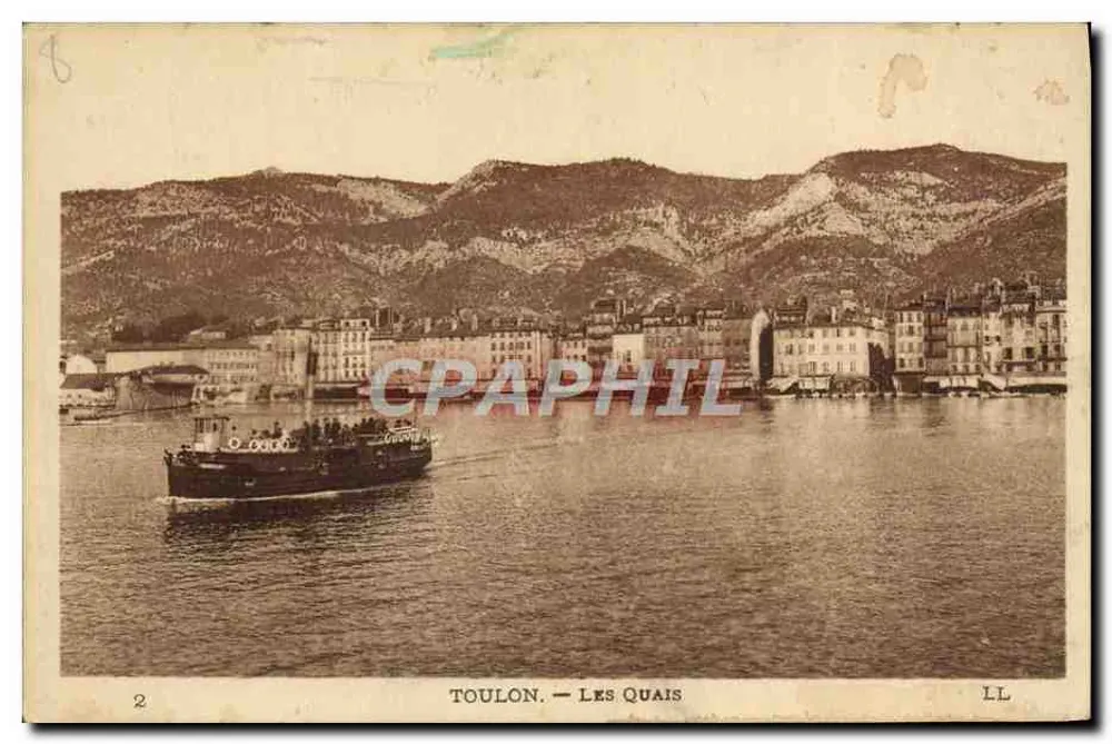 Toulon — Os Quais — Editor Levý & Neurden Réunis, Paris - Frente