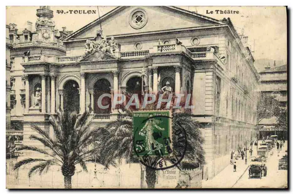 Toulon — O Teatro — Editor: O Bem-estar em Toulon, n°49 - Frente