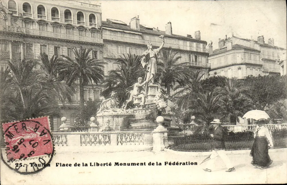 Toulon - Place de la Liberté - Monument de la Fédération - Vorderseite