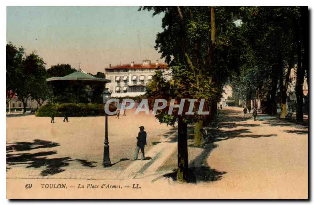 Toulon — A Praça das Armas — LL. n°69 - Frente