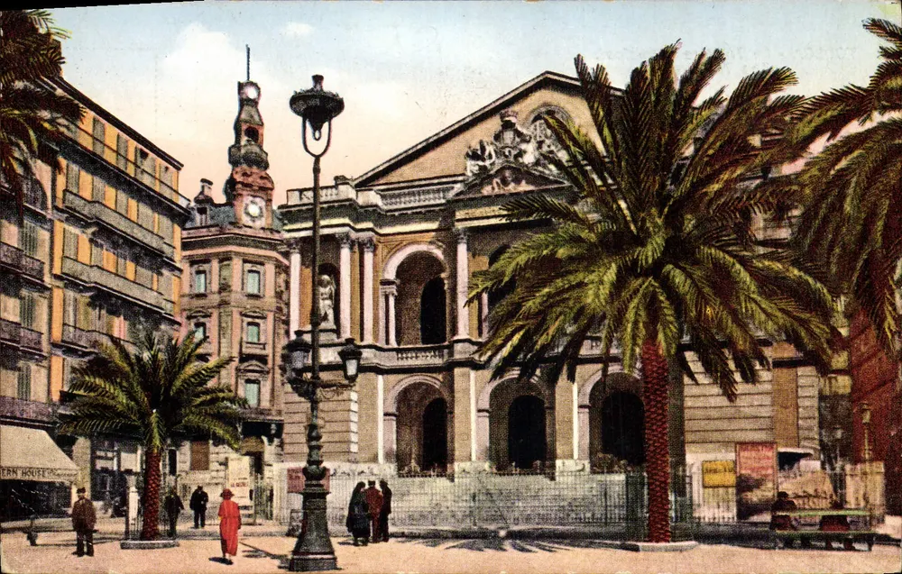 Toulon — Ansicht des Stadttheaters — Verlag: B. Soula, Toulon, Nr. 123 - Vorderseite