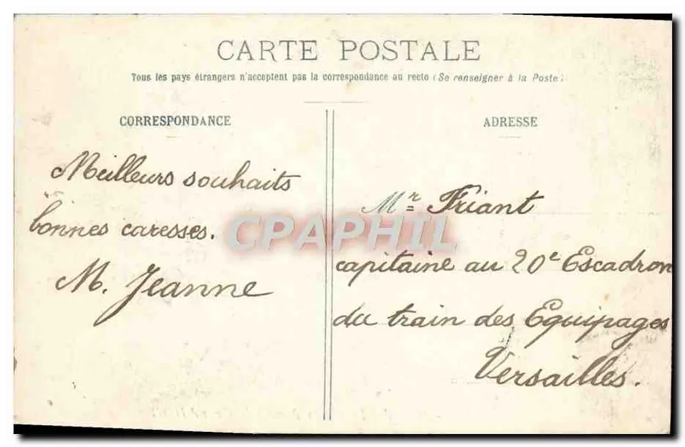 TOULON - Palmengasse vor dem Grand Hotel — A. Bougault n°709 - Rückseite