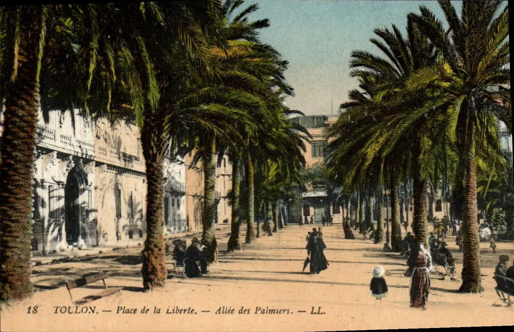 Toulon — Place de la Liberté — Allée des Palmiers — LL. - Vorderseite
