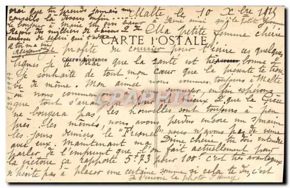 Toulon — Chegada do Kéraudren — editor Kéraudren, n°6 - Verso