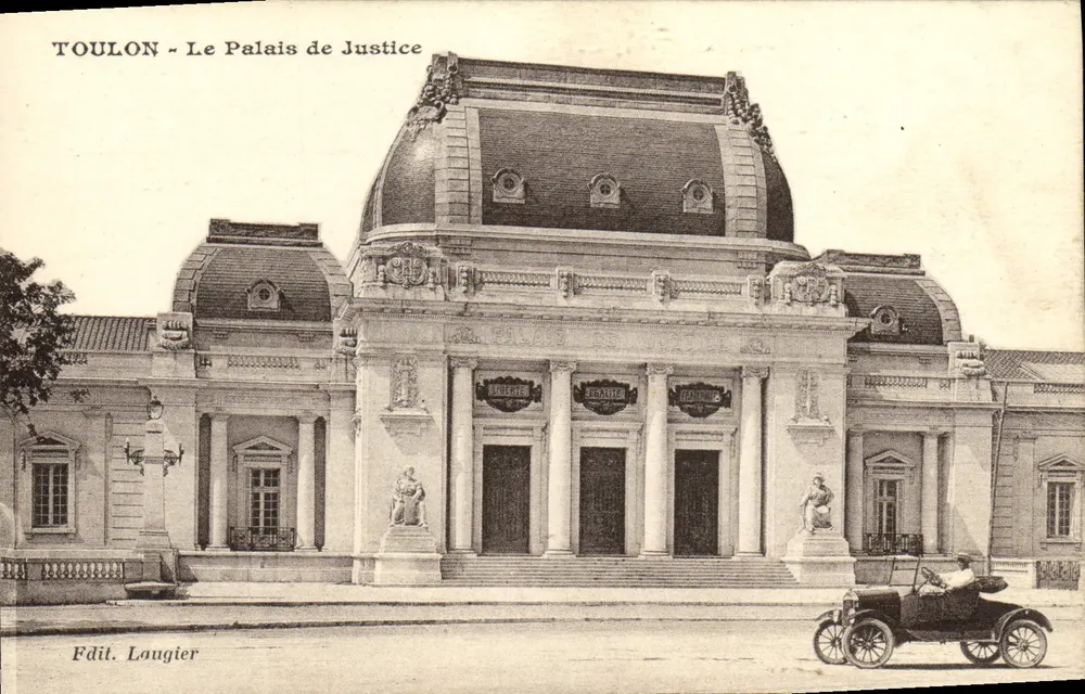 Toulon — Das Palais de Justice — Verlag Laugier, Seriennummer 6107 - Vorderseite