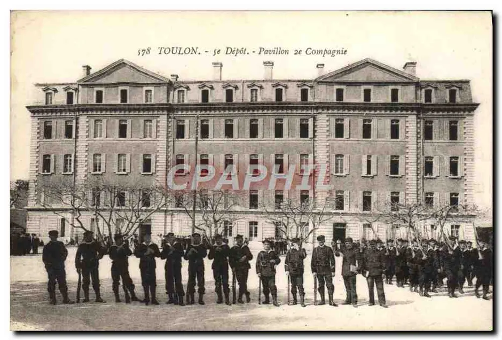 Toulon - 5. Lager - Pavillon 2. Kompanie — Verlag: Imp. Phototypiques Marius Bar - Vorderseite
