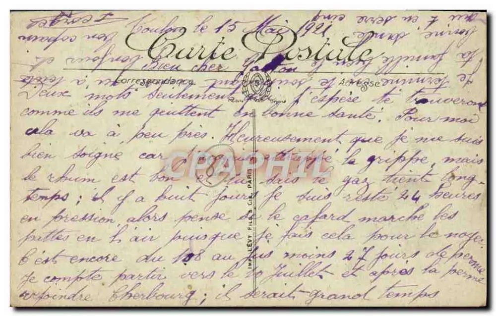 Toulon — A Avenida Colbert — LL. n° 269 - Verso