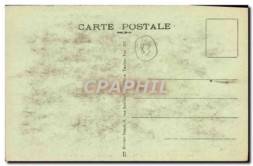 Toulon — Das Municipale Theater — Edh B S, Nr. 101 - Rückseite
