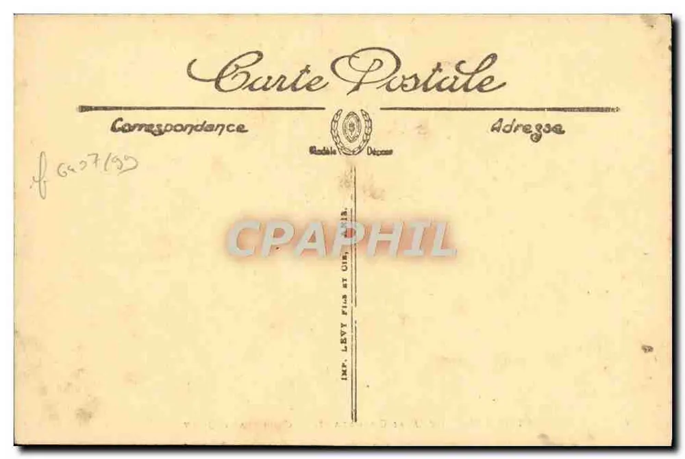 Toulon — Quai Cronstadt — Verleger LL, Nr. 7 - Rückseite