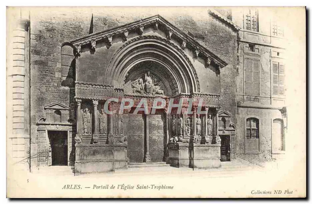 Arles — Portal der Kirche Saint-Trophime — Collections ND Phot - Vorderseite