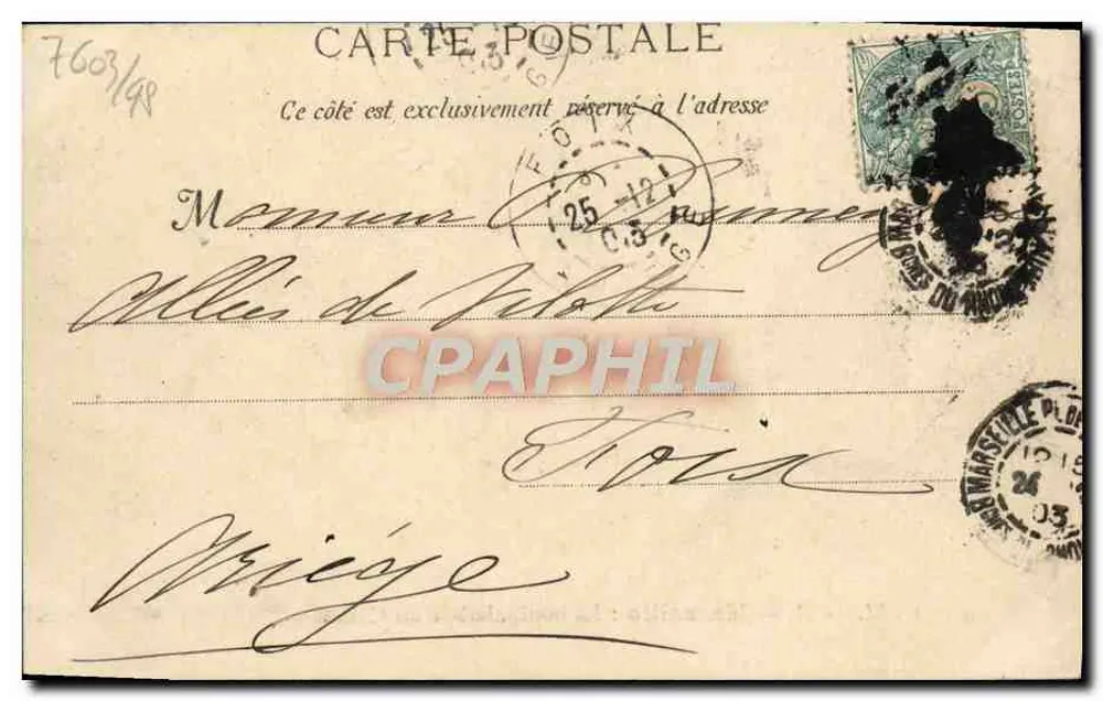 Marseille : Bouillabaisse am Cabanon — G. M. — 41 - Rückseite