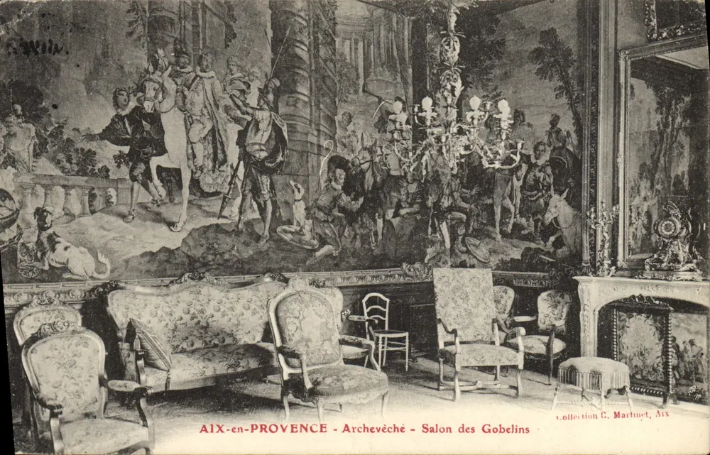 AIX-en-PROVENCE - Erzbistumsamt - Salon des Gobelins — Sammlung C. Martinet, Aix - Vorderseite