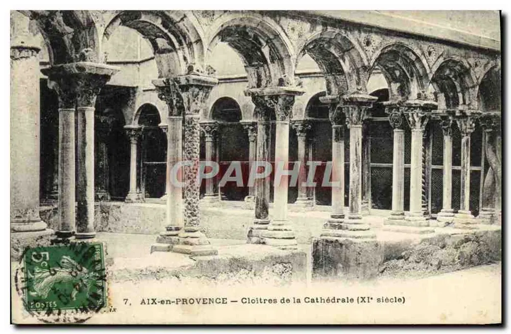 AIX-en-PROVENCE — Claustros da Catedral (século XI) - Frente