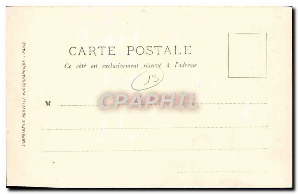 Arles — Una Arlésienne — LL. - Verso