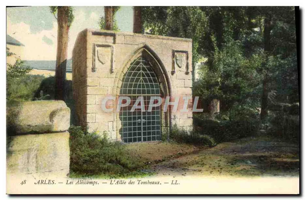 Arles — Les Aliscamps — Die Allee der Gräber — LL. - Vorderseite