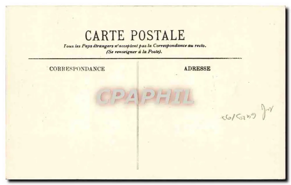 Arlésienne — Edição Marcheteau — Arles - Verso