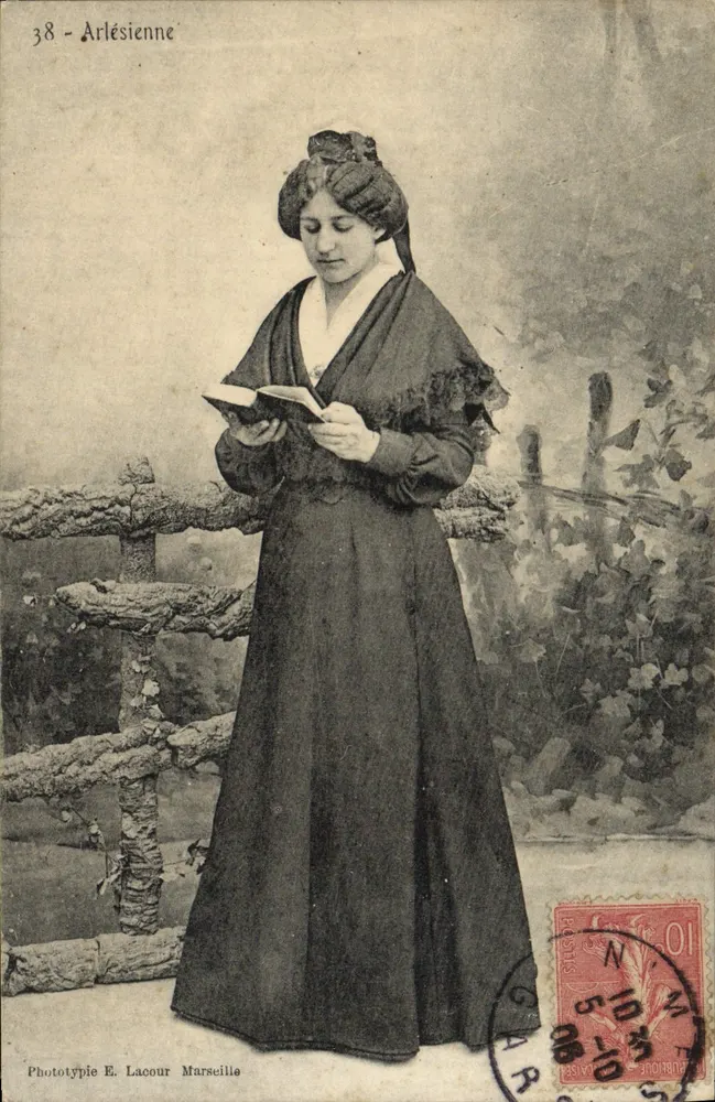 Arlésienne — Fototipia E. Lacour, Marselha — n°38 - Frente