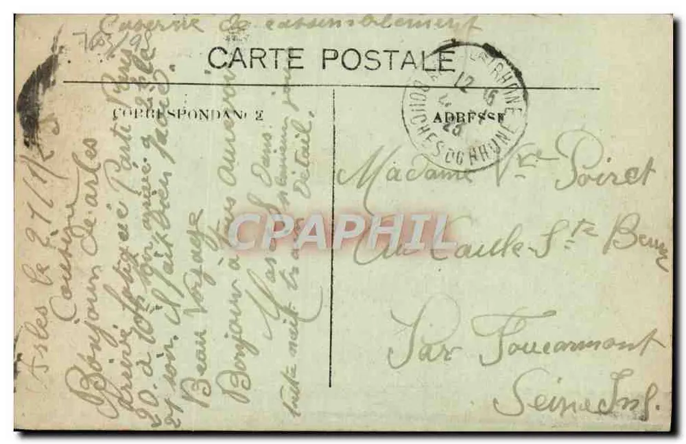 Arles — A Caserne — Ed. Baryelon, Arles - Verso