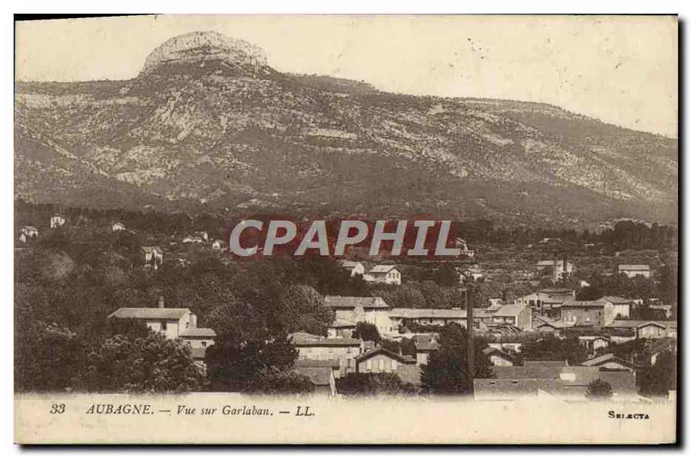 Aubagne — Uitzicht op Garlaban — Selecta LL - Voorkant