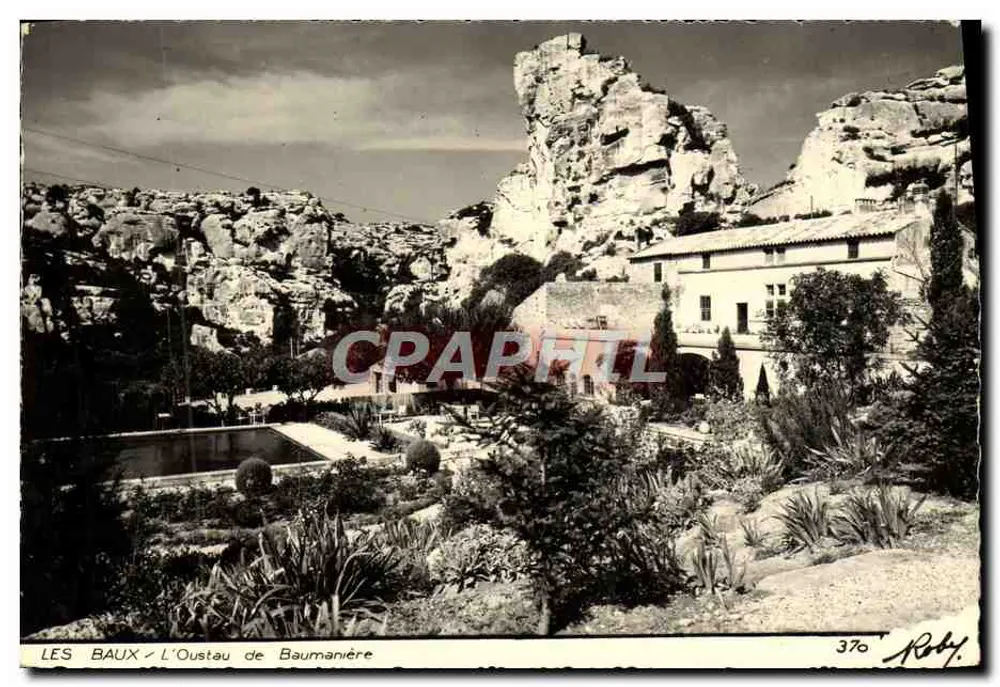Les Baux - O Oustau de Baumanrière — editor Roby, número de série 370 - Frente
