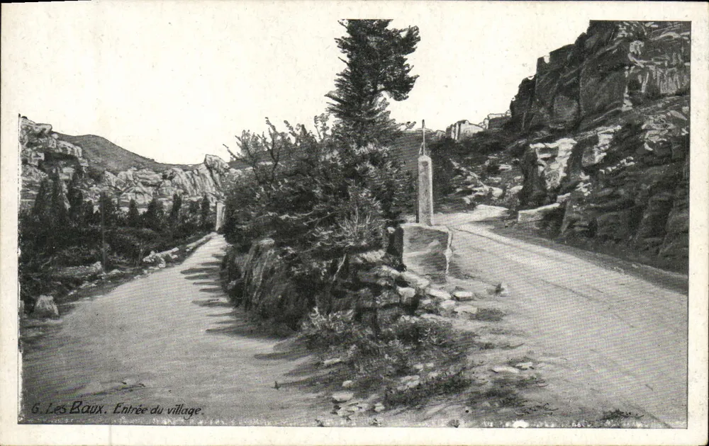 Les Baux — Entrée do vilarejo — editor não identificado, n° de série 6 - Frente