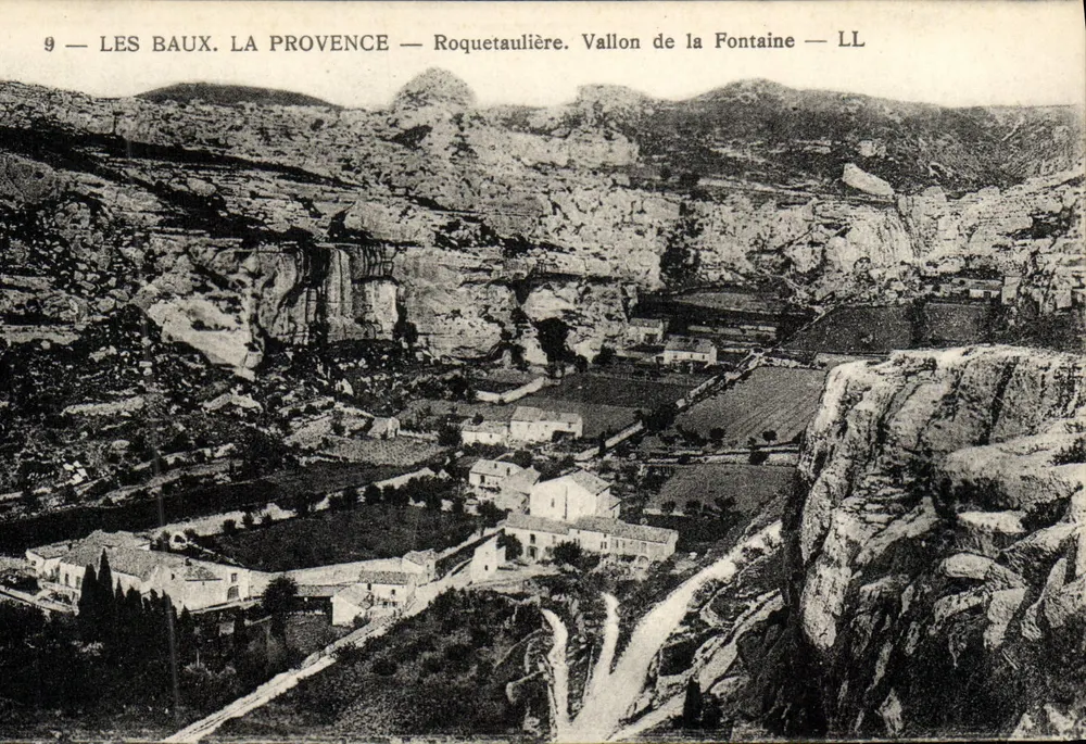 Les Baux, La Provence — Roquetaulière. Vallon de la Fontaine — LL - Vorderseite
