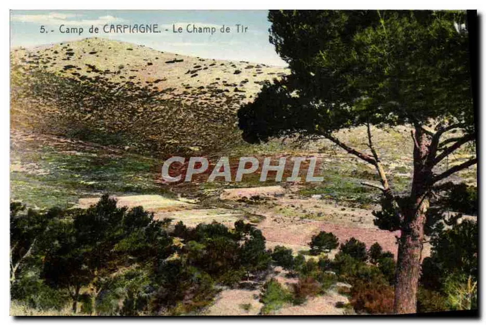 Camp de CARPIAGNE - O Campo de Tiro — Edição 'La Cigogne', Marselha - Frente