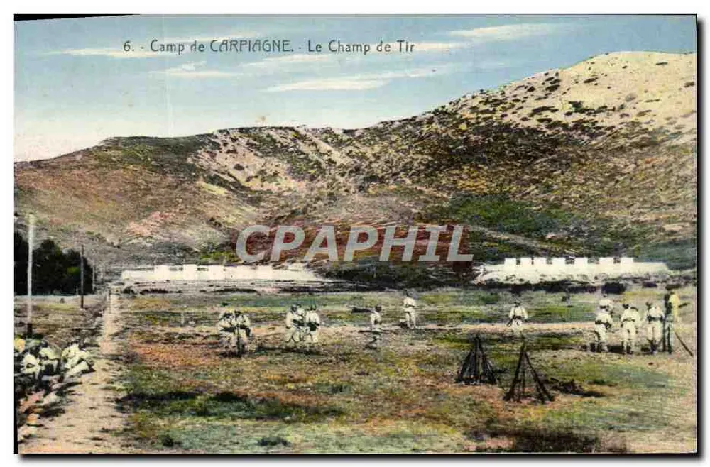 Camp de Carpiagne — Der Schießplatz — Edition 'La Cigogne', 9 bis Quai du Canal, Marseille - Vorderseite