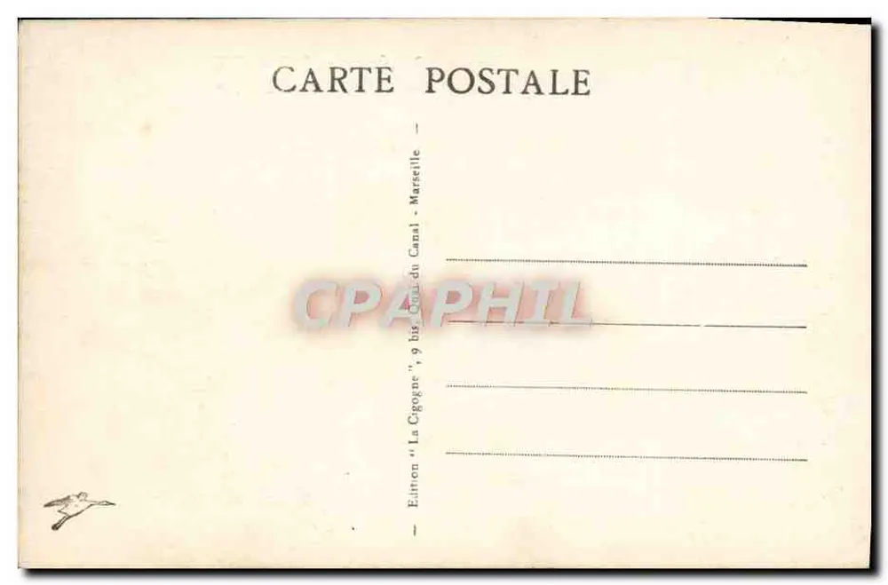 Camp de Carpiagne — Die Küchen und die Canline — Ausgabe 'La Cogoyne', 9 bis, Canal du Canal, Marseille - Rückseite