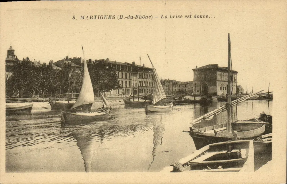 Martigues (B.-du-Rhône) — A brisa é suave… — n°8 - Frente