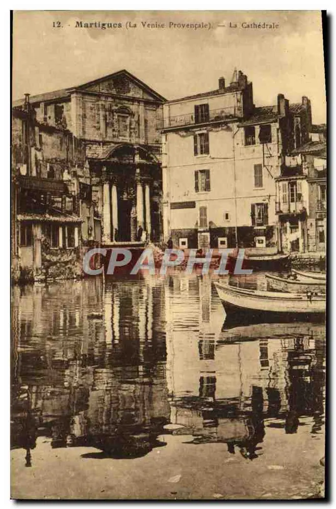 Martigues (A Veneza Provençal) — A Catedral - Frente