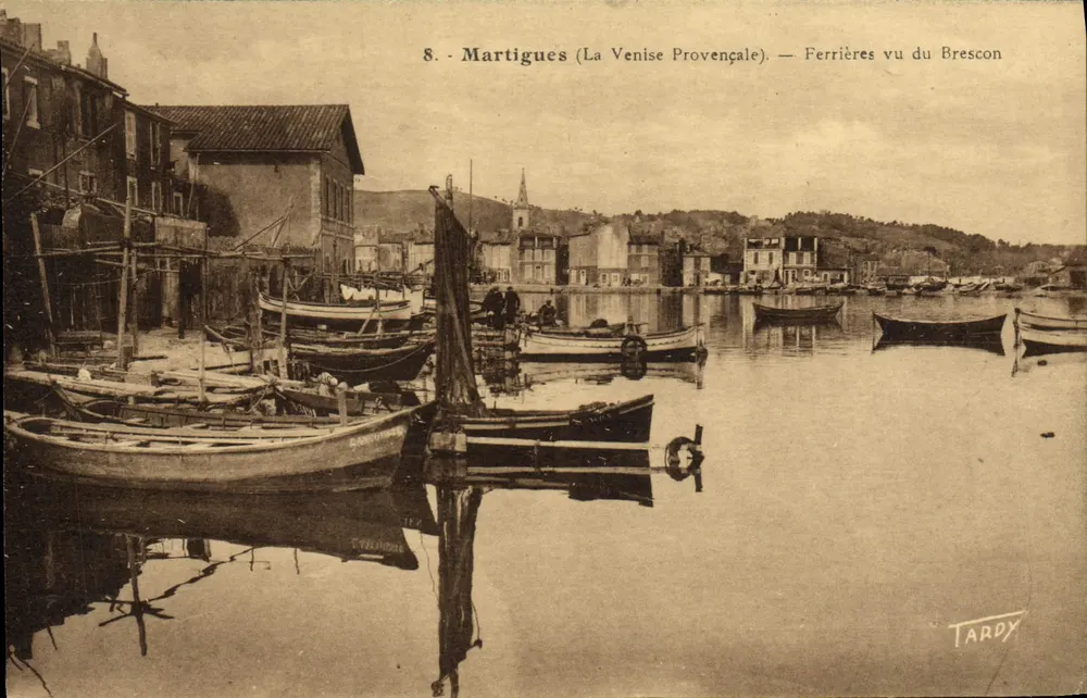 Martigues (A Veneza Provençal) — Ferrières visto do Brescon — Tardy - Frente