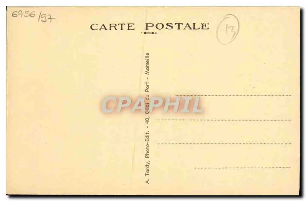 Martigues (A Veneza Provençal) — Ferrières visto do Brescon — Tardy - Verso