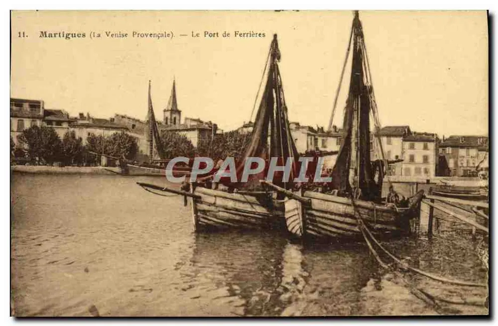 Martigues (La Venise Provençale) — Der Hafen von Ferrières — A. Tardy, Photo-Edit, Marseille - Vorderseite
