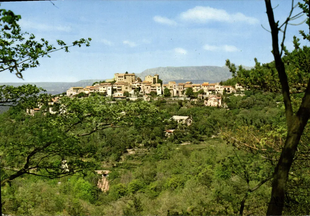 Allgemeiner Blick, in der Ferne die Kette von Sainte-Victoire — Mimet 13120 — ARYchromes - Vorderseite