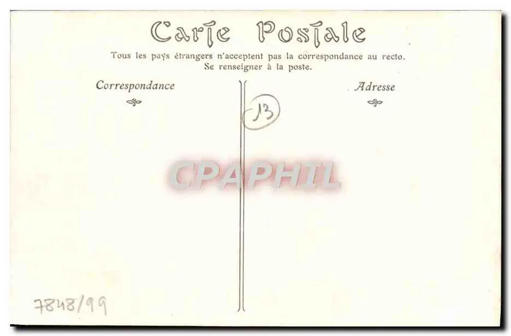 Montmajour (Bouches-du-Rhône) — O Convento dos Monges — Editor N.D. Photo, n° 25 - Verso