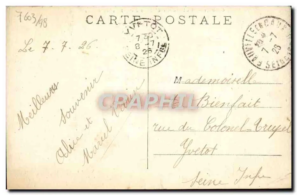 Orgon — Resti del Castello del Duca di Galse — Fototipia - Verso