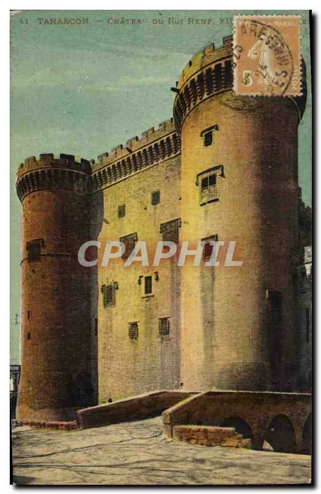 Tarascon — Zamek króla Renégo, XI wiek — Wydawca nieodczytelny - Awers