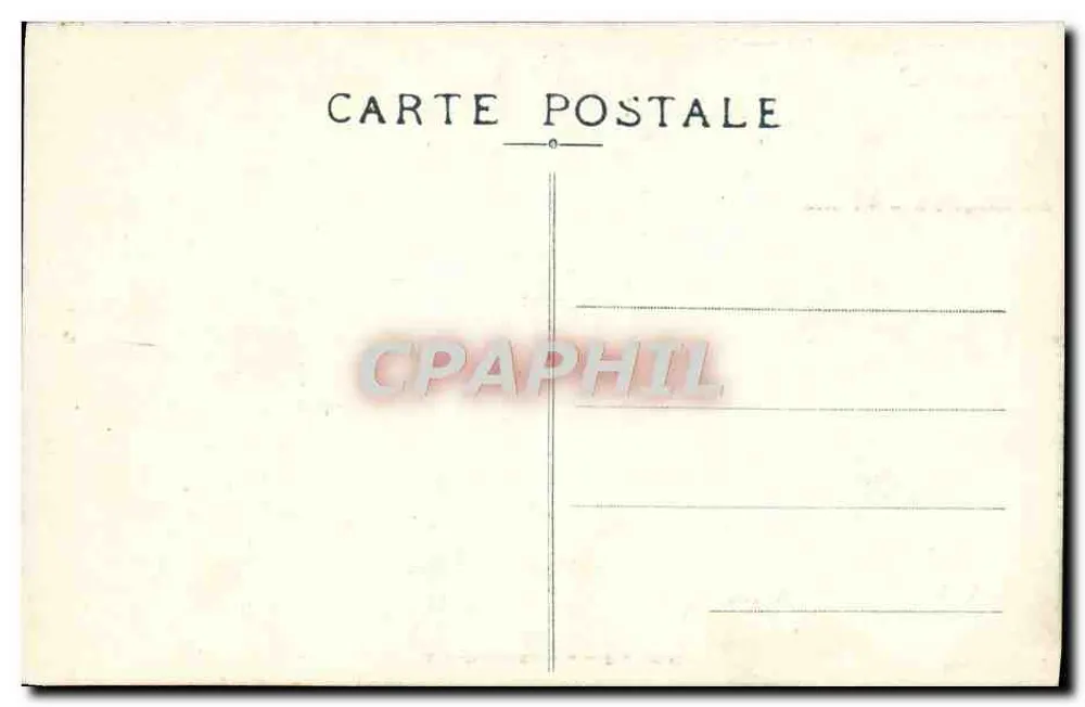 Châsse de Santa Marthe — Tarascon — série histórica C.M. — Depósito proibido - Verso